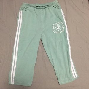 Light blue Chanel Capris Pants